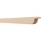 Ekena Millwork 4in. W x 4in. H x 36in. L Del Monte Woodgrain TimberThane Rafter Tail, Primed Tan RFTUR04X04X36DELRCPR - alternate 1